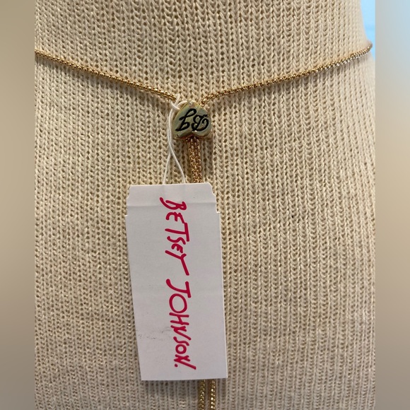 NWT Betsey Johnson cat ballerina fairy cat pink tutu necklace - Picture 9 of 13